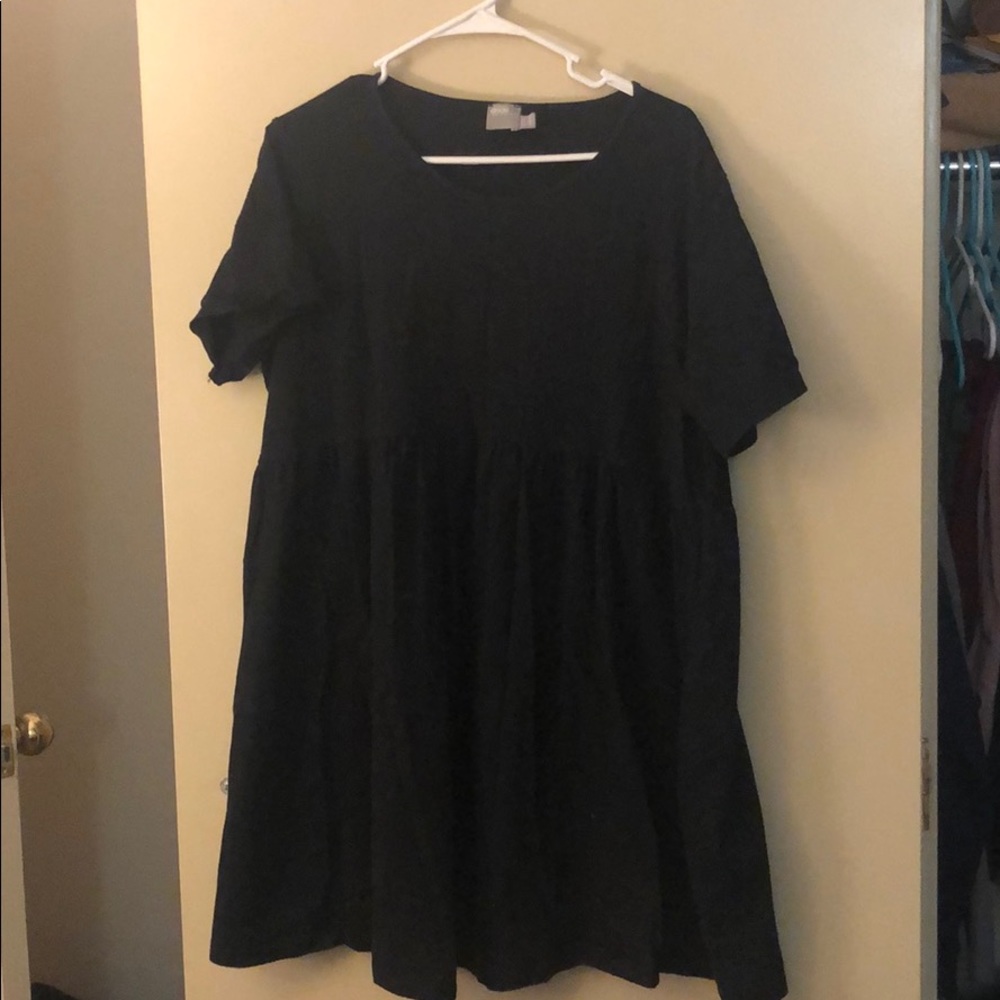 Black babydoll dress. Worn once!